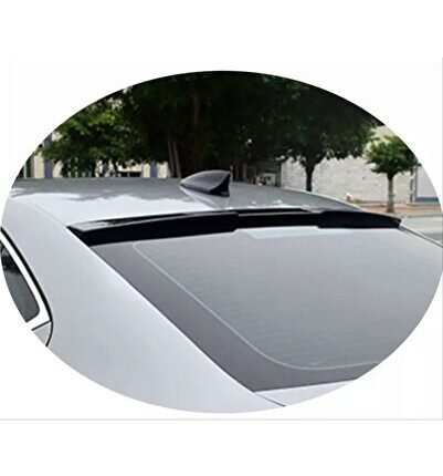 Skoda Super B 2020 + Uyumlu Cam Üstü Spoiler / Pıano Black - Parlak Siyah