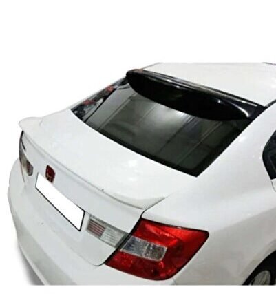 Honda Civic Fb7 2012 - 16 Cam Üstü Spoiler Plastik Boyasız