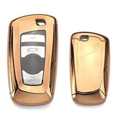 Bmw F20 2 Parça Silikon Kumanda Kabı Gold