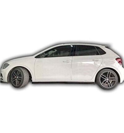 Volkswagen Polo 2017+ Uyumlu Yedek Parça Mk6 R Line Marşpiyel (Plastik)