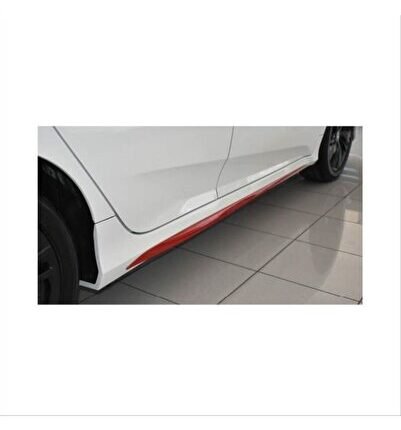 Honda Civic Fc5 2016-2020 Uyumlu Yedek Parça Marşpiyel Çıtası Kırmızı