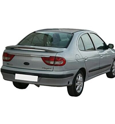 Renault Megane 1 Sedan Uyumlu Yedek Parça Işıklı Spoiler Boyalı