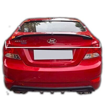 Hyundai Accent Blue Spoiler Boyasız Fiber