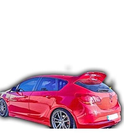 Opel Astra J HB Uyumlu Yedek Parça Çift Kat Spoiler Boyasız