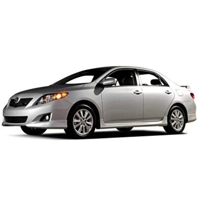 Toyota Corolla 2007-2011 Uyumlu Yedek Parça Yan Marşpiyel Boyasız