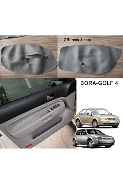 1_org_zoom-21292.jpg Bora Deri Kapı Döşeme Seti GRİ - Golf 4 Kapı İçi Hazır Deri Kaplama - Görsel 1