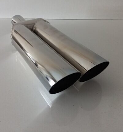 Kurt Egzoz Ses Çıkaran Model  nikelaj sesli çift çıkış eksoz ucu