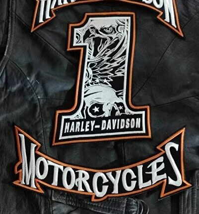 Motorcu Patch takım Harley nakış Arma