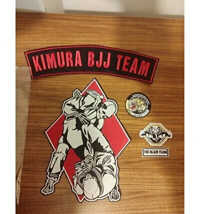 Jiu Jitsu patch set 4 lü