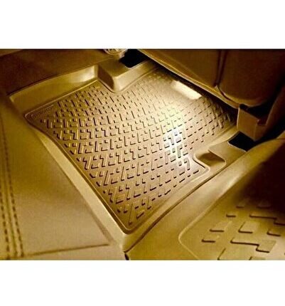 Volvo C30 2006-2013 Uyumlu Yedek Parça Rizline 3D Paspas Bej Rengi