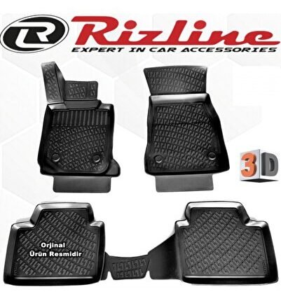 Bmw G20 3d Paspas Havuzlu 2019 Sonrası Siyah 4 Parça Set