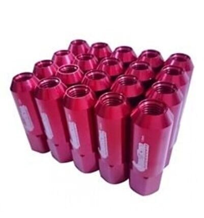 Renkli Uzun Bijon Takımı Kırmızı