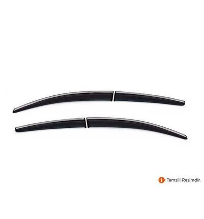 Sunplex Toyota Corolla Kromlu Cam Rüzgarlığı 4 Parça 2019 Ve Sonrası