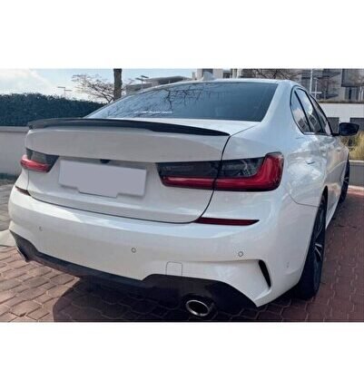 Bmw 3 Serisi (G20) Uyumlu Yedek Parça MP Spoiler - Piano Black (Parlak Siyah)