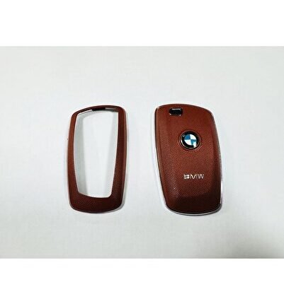 Bmw F10 ve F30 Uyumlu Yedek Parça Şık Tasarım Anahtarlık Kumanda Kabı Kahverengi