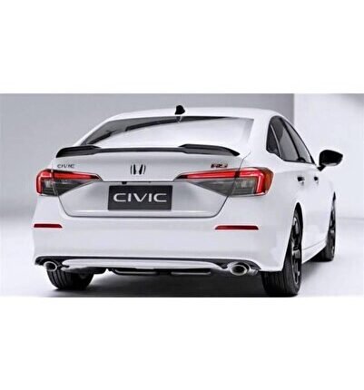 Honda Civic 2022 Rs Boyalı Piano Black Spoiler