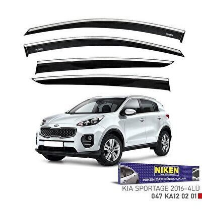 Kia sportage cam rüzgarlığı kromlu 2016 / 2021