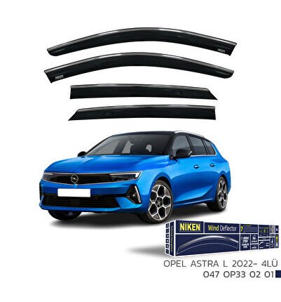 Opel Astra L 2022- Kromlu Cam Rüzgarlığı