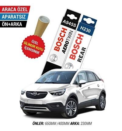 Opel Crossland X Ön Arka Silecek (2017-2020) Bosch Aerotwin