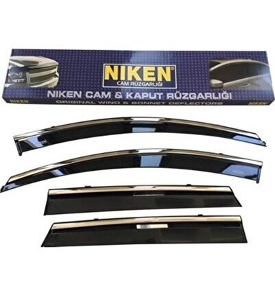Fiat Egea Cross Uyumlu Kromlu Cam Rüzgarlığı 4lü Set 2019 2022