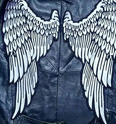 Melek kanadı nakış arma patch
