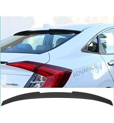 Honda Civic 2016-2020 Cam Üstü Rs Boyalı Spoiler