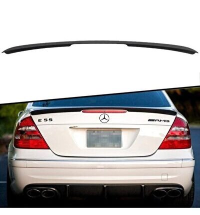 Mercedes W211 Boyalı Piona Black Boyalı Spoyler/spoiler