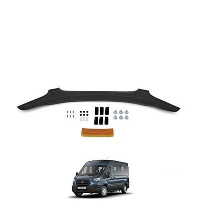 Ford Transit 2014 ve Üzeri Uyumlu Piano Black Kaput Rüzgarlığı