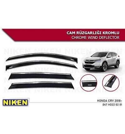 Honda Crv Cr-v 2018 2019 2020 2021 2022 2023 Kromlu Cam Rüzgalığı