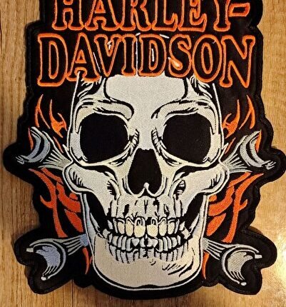 ÖZEL MARKALAR HARLEY MOTORCU SIRT PATCH