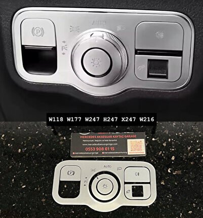 MERCEDES FAR PANEL KROM KAPLAMA W118 W177 W247 X247 H247