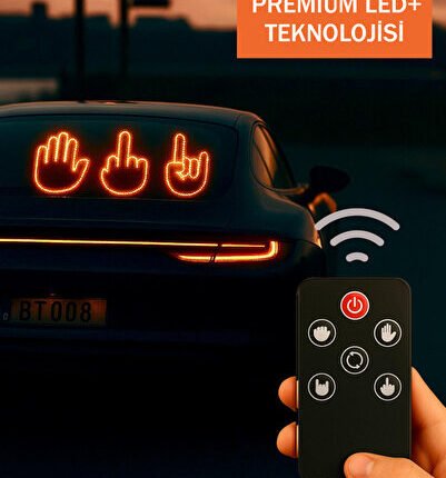 Yeni Nesil Premium LED+ Teknolojili - Uzaktan Kumandalı Araç Aksiyon Gösterge Işık Sistemi