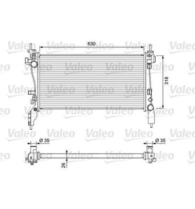 RADYATÖR PEUGEOT BIPPER-CITROEN NEMO-FIAT FIORINO 1.3-1.4 HDI 08
