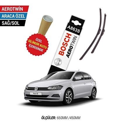 Volkswagen Polo Silecek (2018-2022) Bosch Aerotwin A863S