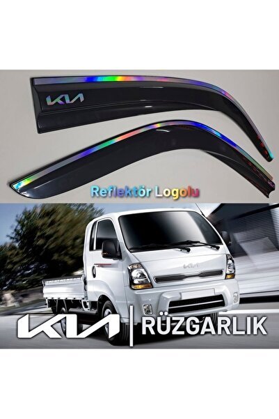 1_org_zoom-22650.jpg KROMLU VE LOGOLU Kia Bongo Cam Rüzgarlığı 2006-2020 Arası Ön Iki Cam 2 Li Set - Görsel 1