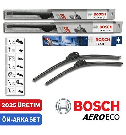 Skoda Octavia Ön Arka Silecek Takımı 2013-2018 Aeroeco-rear