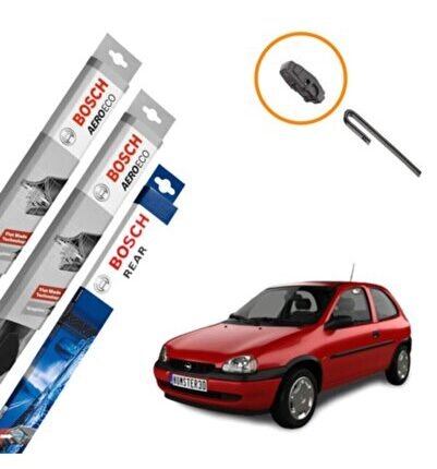 Opel Corsa Muz Silecek Takımı Ön Ve Arka Aeroeco 1993-2000