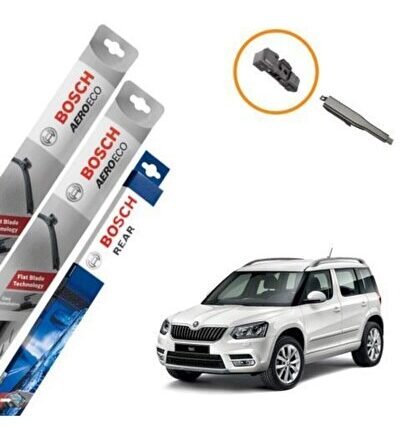 Skoda Yeti Muz Silecek Takımı Ön Arka Aeroeco 2009-2017