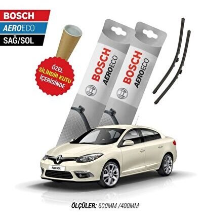 Renault Fluence 2016  Silecek Takımı Bosch Aeroeco