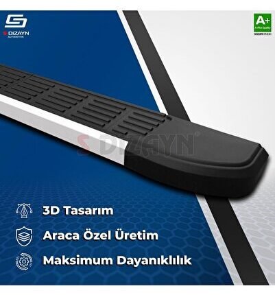 Bmw X3 F25 S-Line Aluminyum Yan Basamak 193 Cm 2010-2017 A+ Kalite BM-X32-YBS-SL-AL-193