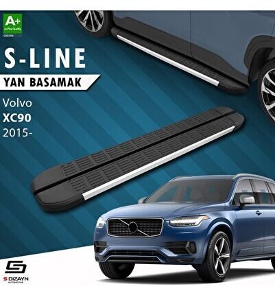 S-Dizayn Volvo XC90 2 S-Line Aluminyum Yan Basamak 193 Cm 2015 Üzeri