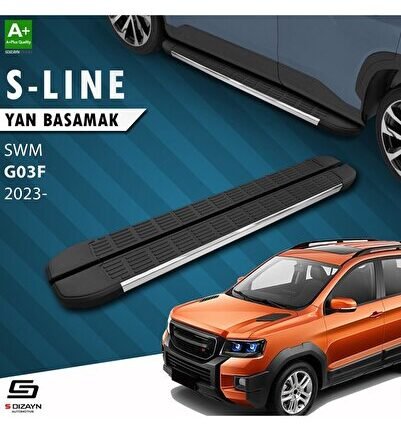 S-Dizayn SWM G03F S-Line Krom Yan Basamak 193 Cm 2023 Üzeri A+ Kalite