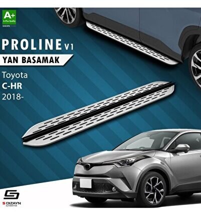 S-Dizayn Toyota C-HR OEM Still Pro V2 Aluminyum Yan Basamak 173 Cm 2016-2023