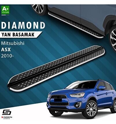 S-Dizayn Mitsubishi ASX Diamond Krom Yan Basamak 183 Cm 2010 Üzeri