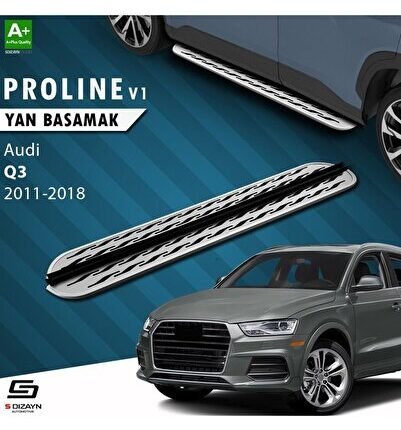 S-Dizayn Audi Q3 8U OEM Still Pro V2 Aluminyum Yan Basamak 173 Cm 2011-2018