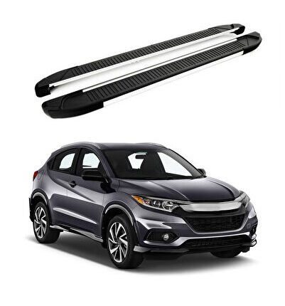Honda Uyumlu Hr-V (Mk3) 2021-2025 Yan Basamak Another Gri