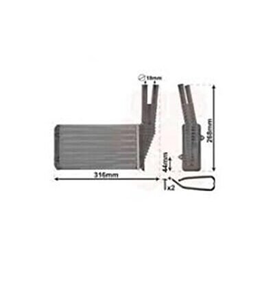 Kalorifer Radyatörü Psa C1. 108. Aygo