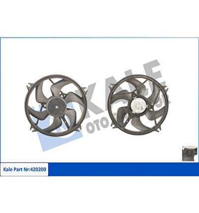 FAN-MOTOR (PEUGEOT 406 YM 2.0 16V 2.0HDI 8V 99=/ (280W 380MM 12V)
