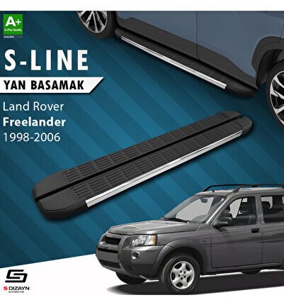 Land Rover Freelander S-Line Krom Yan Basamak 163 Cm 1998-2006 A+ Kalite LA-FL1-YBS-SL-KA-163
