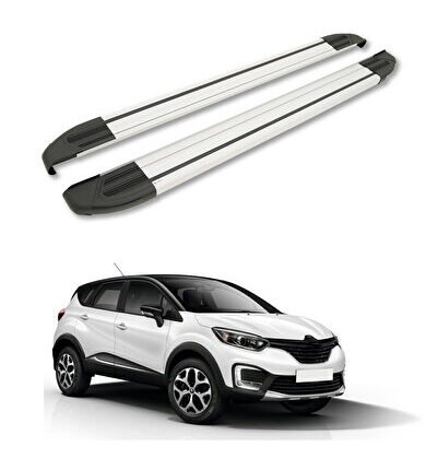 Renault Uyumlu Kaptur 4X4 (Ha) [Ru] 2016-2019 Yan Basamak Brillant Gri